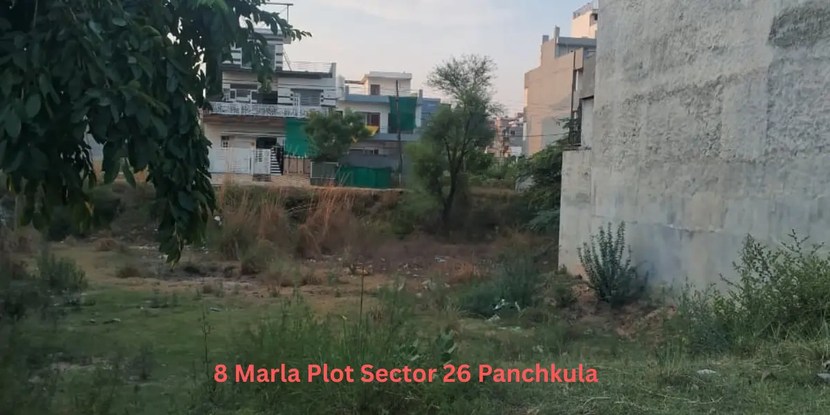 8 Marla North Facing Residential Plot for Sale in Sector 26 Panchkula located in a premium residential pocket near B Road. Ideal plot for luxury home construction in one of Panchkula's most sought-after sectors.